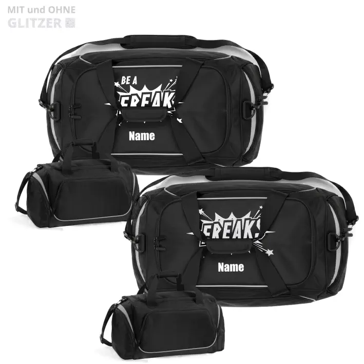 Freaks Cheerleader Sporttasche (Black/Light Grey)