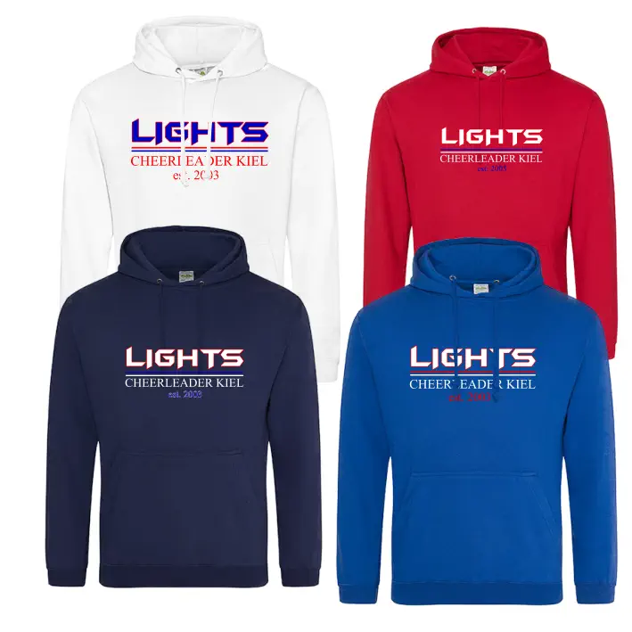 Lights Cheerleader Hoodie (Royal Blue/White/Red/Navy)