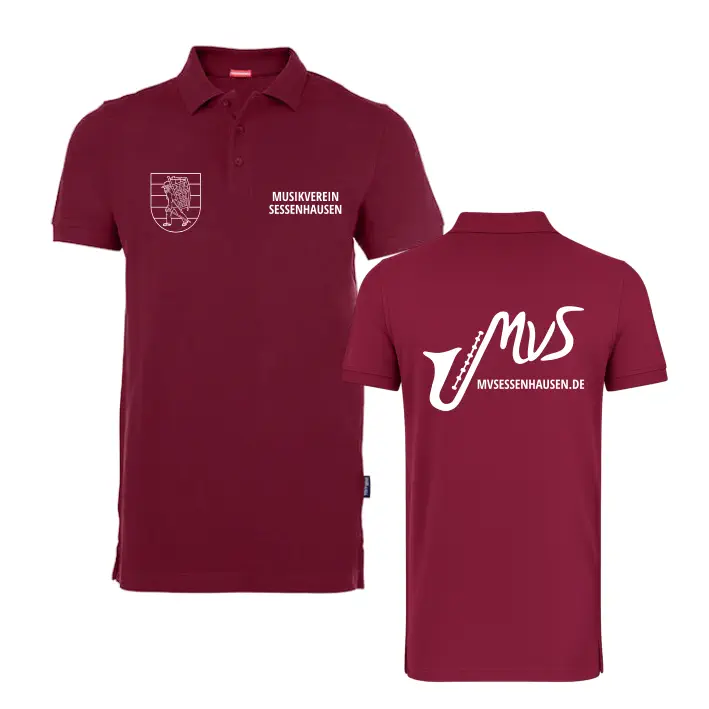 Musikverein Sessenhausen Poloshirt (Bordeaux)