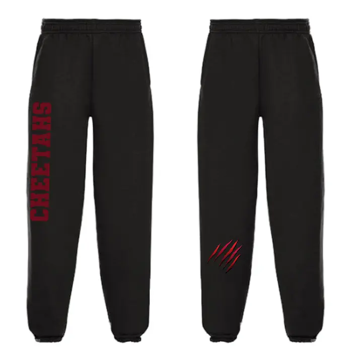 Cheetahs Cheerleader Sweatpant Jogginghose (Black)