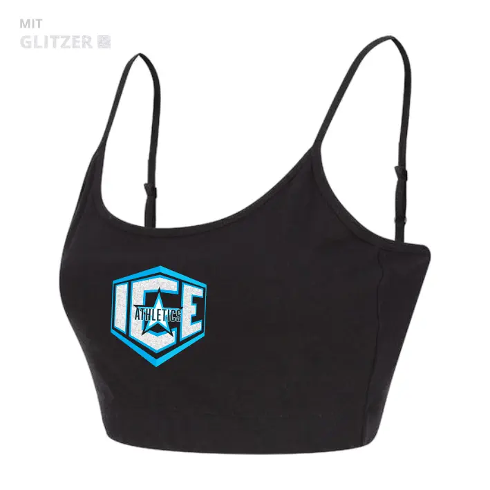 ICE Athletics Cropped Top (Black)