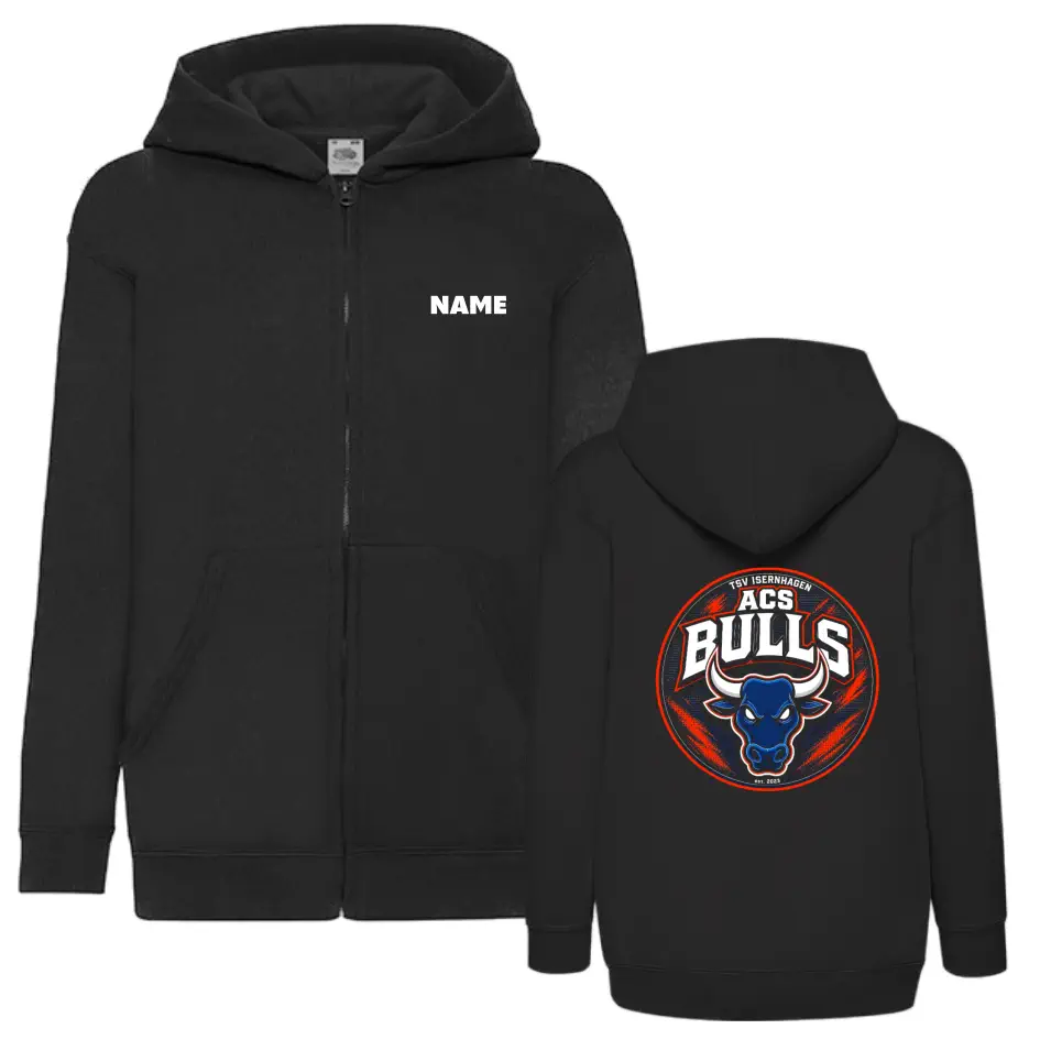 ACS Bulls Hooded Jacke (Black)