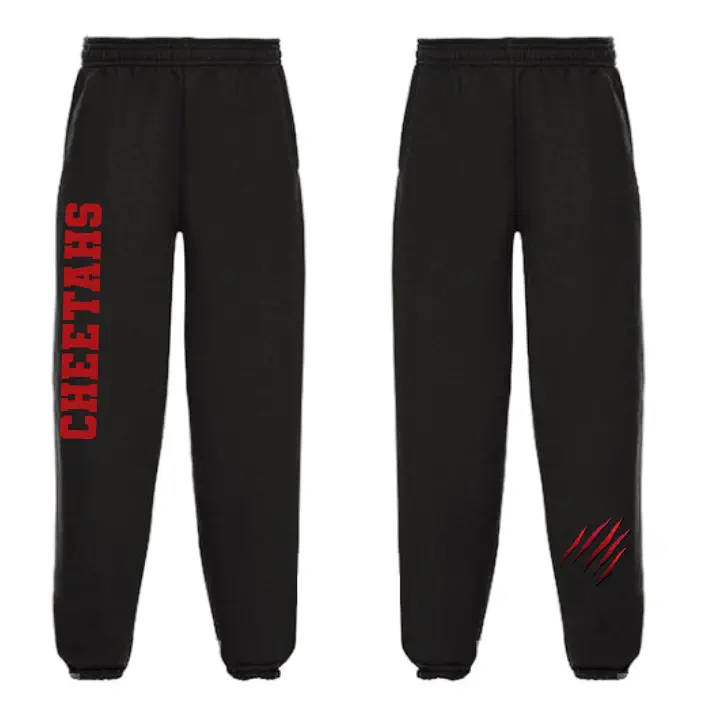 Cheetahs Cheerleader Sweatpant Jogginghose (Black)