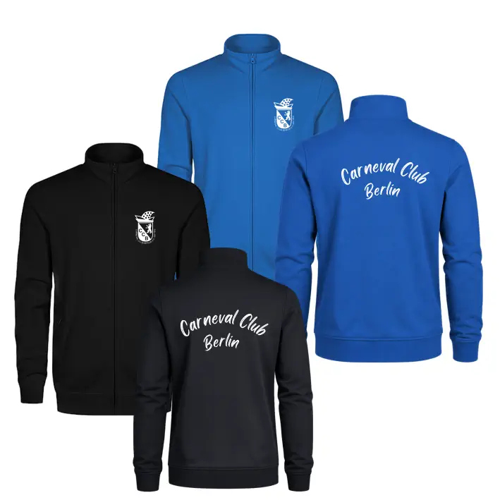 Carneval Club Berlin  Sewatjacke (Royal Blue/Black)