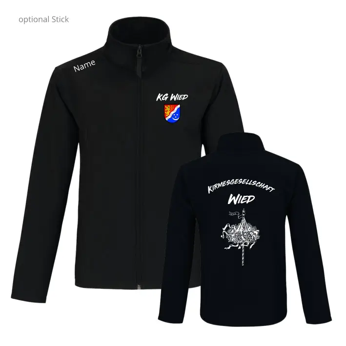 KG Wied Softshelljacke mit Stick (Black/Black)