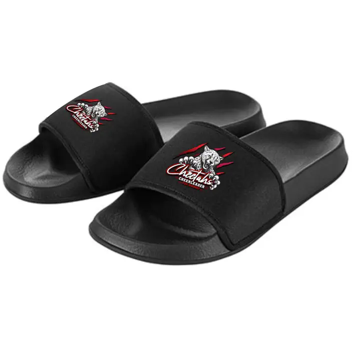 Cheetahs Cheerleader Badelatschen (Black)