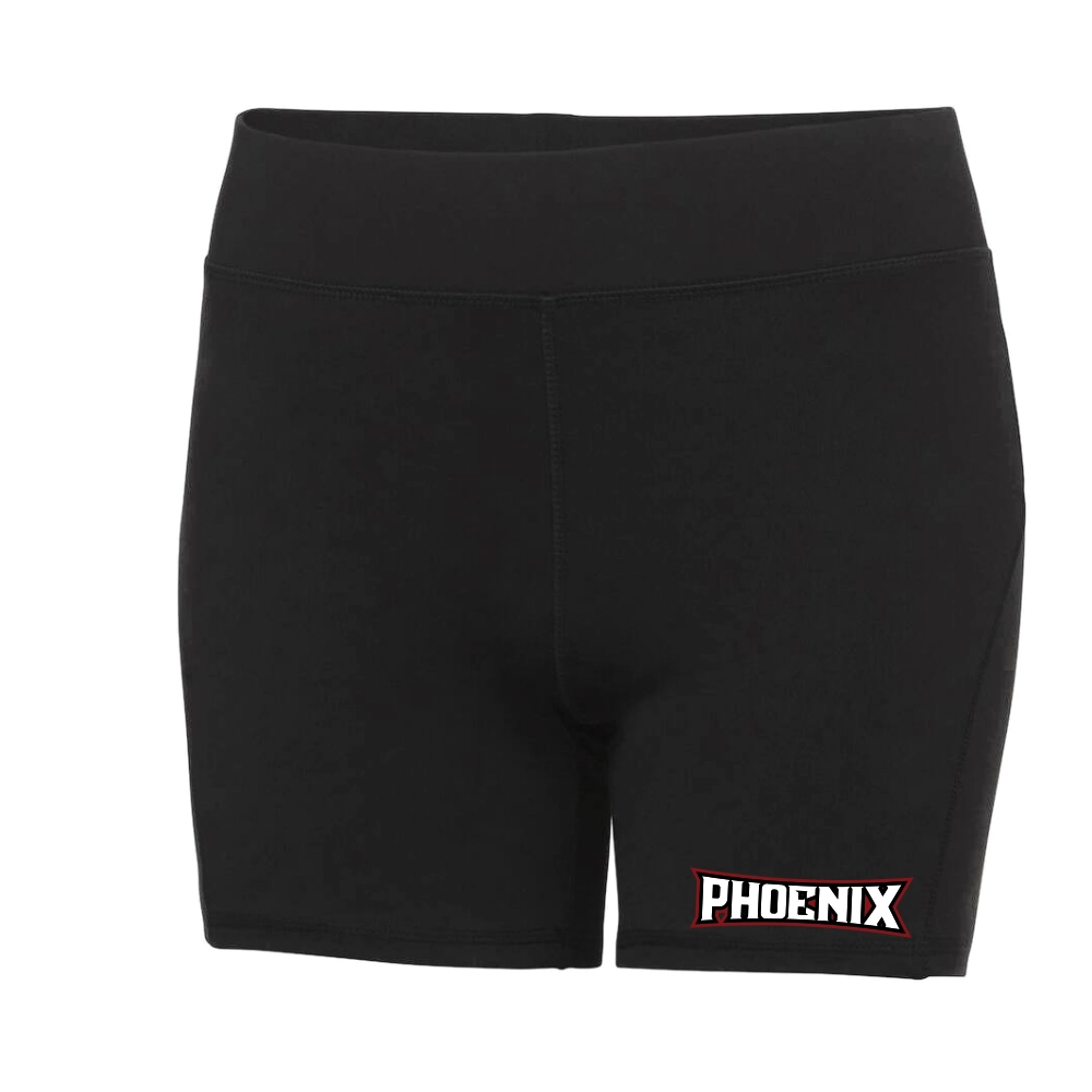Phoenix Cheerleader Pro Shorts (Jet Black)