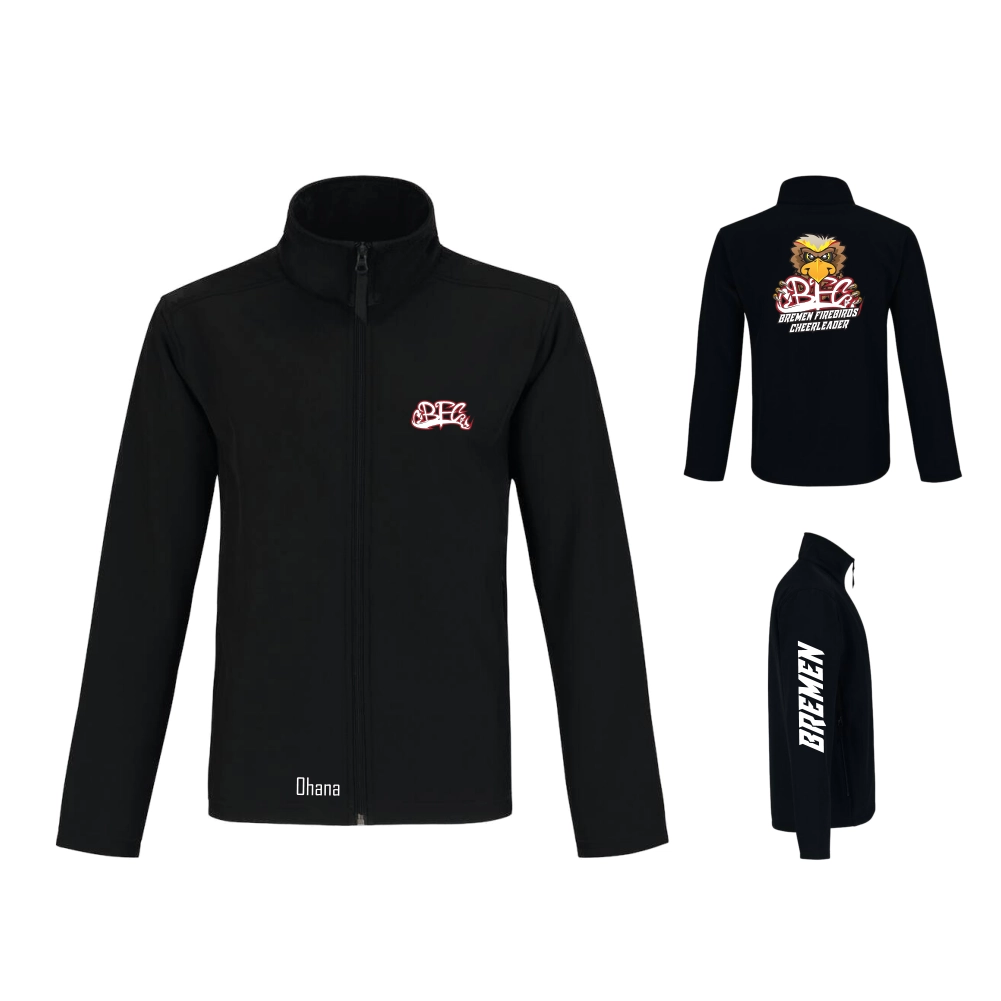 Bremen Firebirds Softshelljacke (Black/Black)