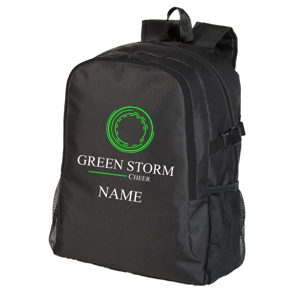 Green Storm Rucksack (Black/Black)