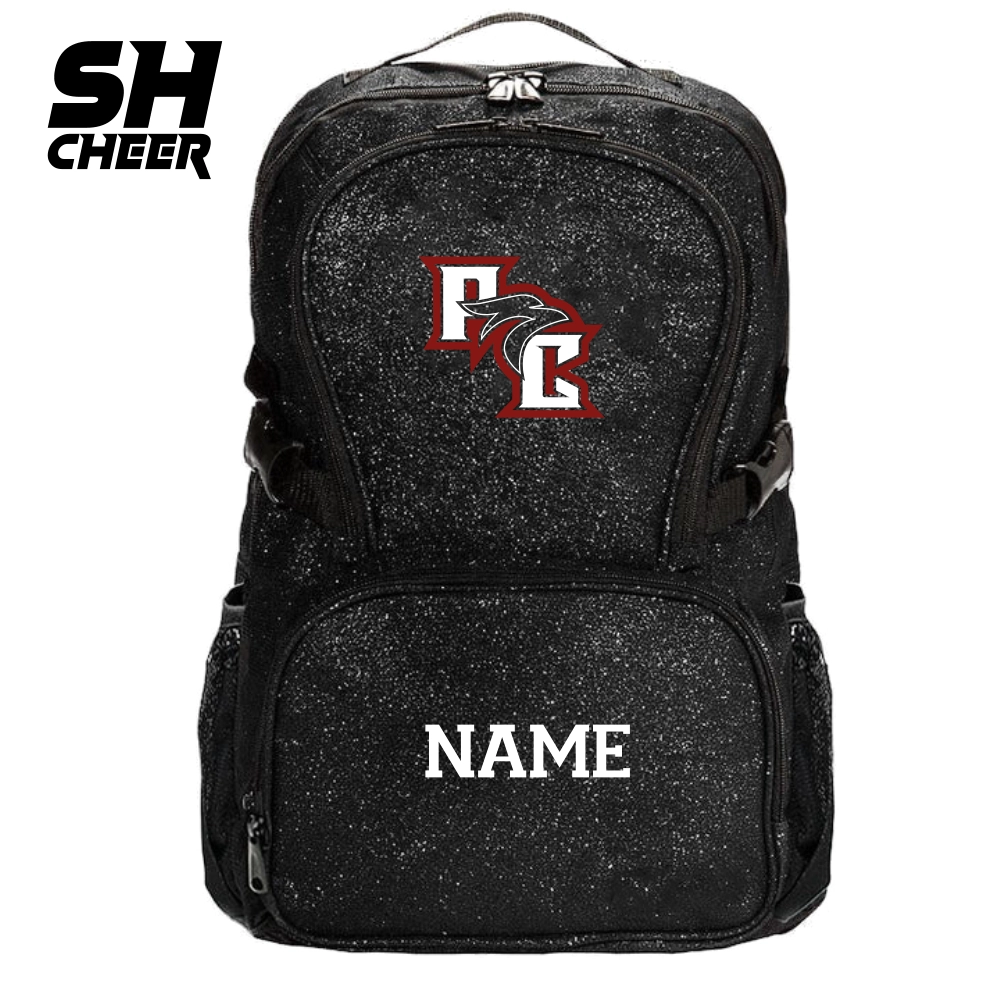Phoenix Cheerleader SHCheer Glitzer Backpack (Black)