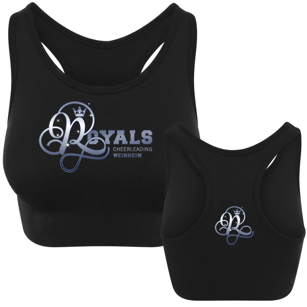 Royals Cheerleading Sporttop/Bra (Jet Black)
