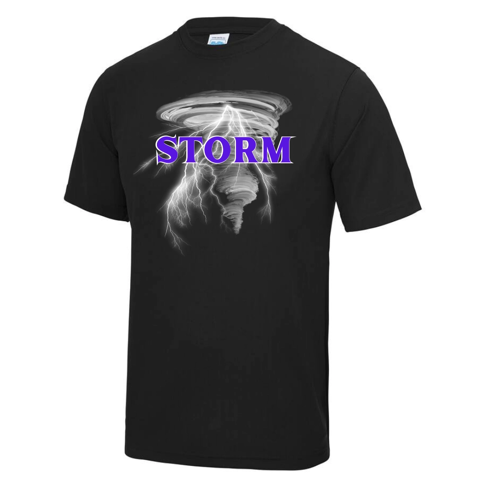 Green Storm Trainings- & Supporter-Shirt (Black)