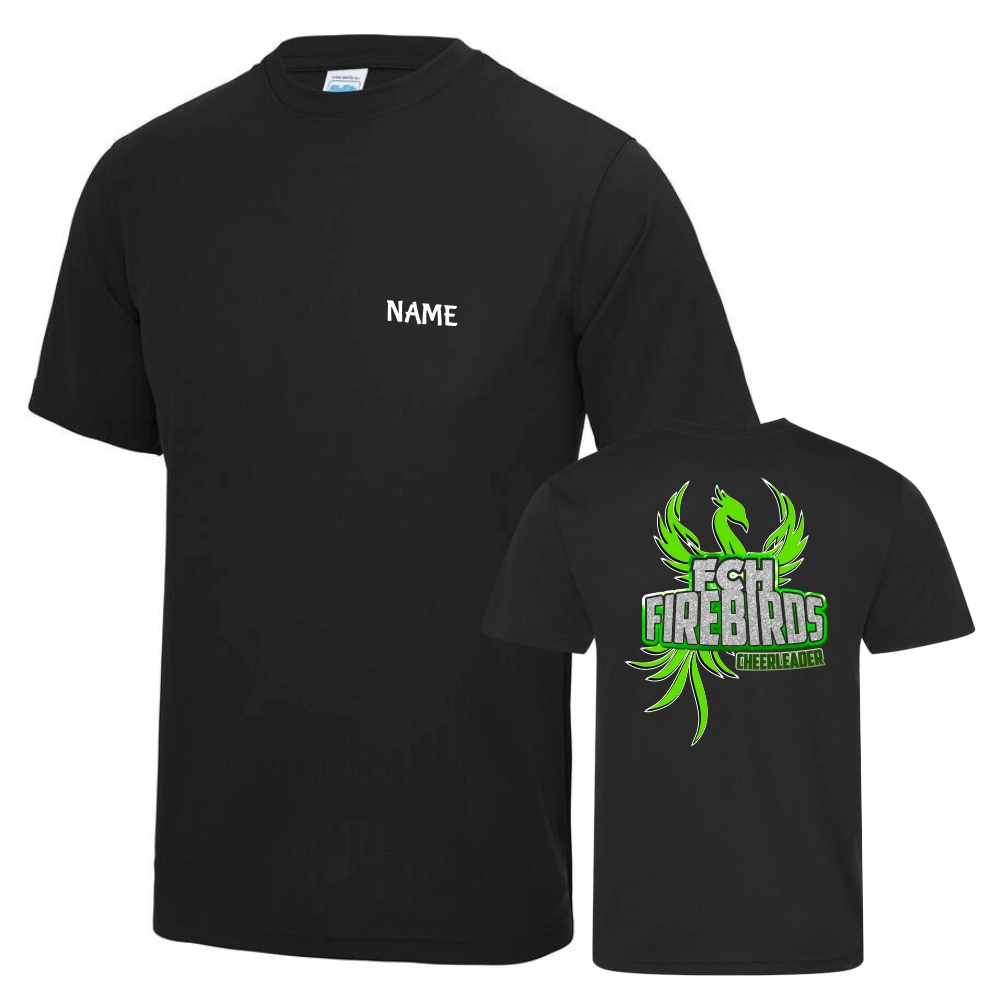 FCH Firebirds T-Shirt mit GLITZER (Black)