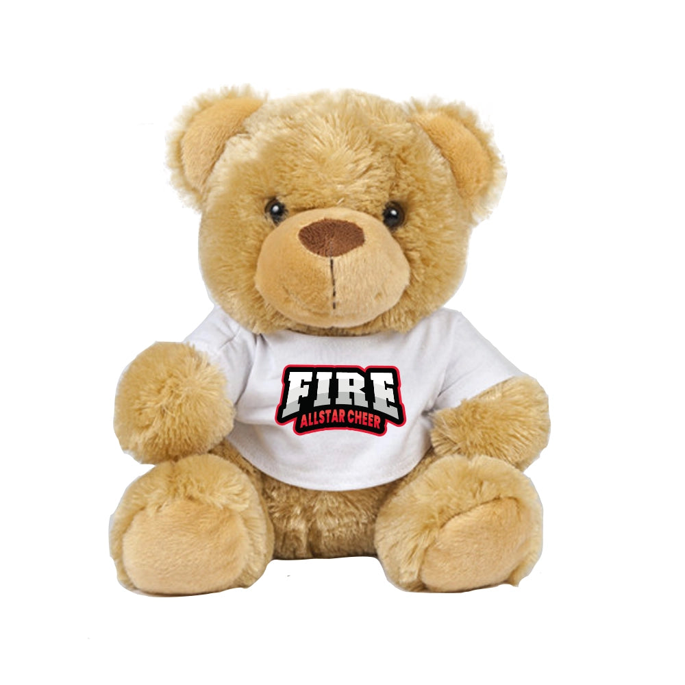 Fire Allstar Cheer Teddy Bär im T-Shirt (Brown)