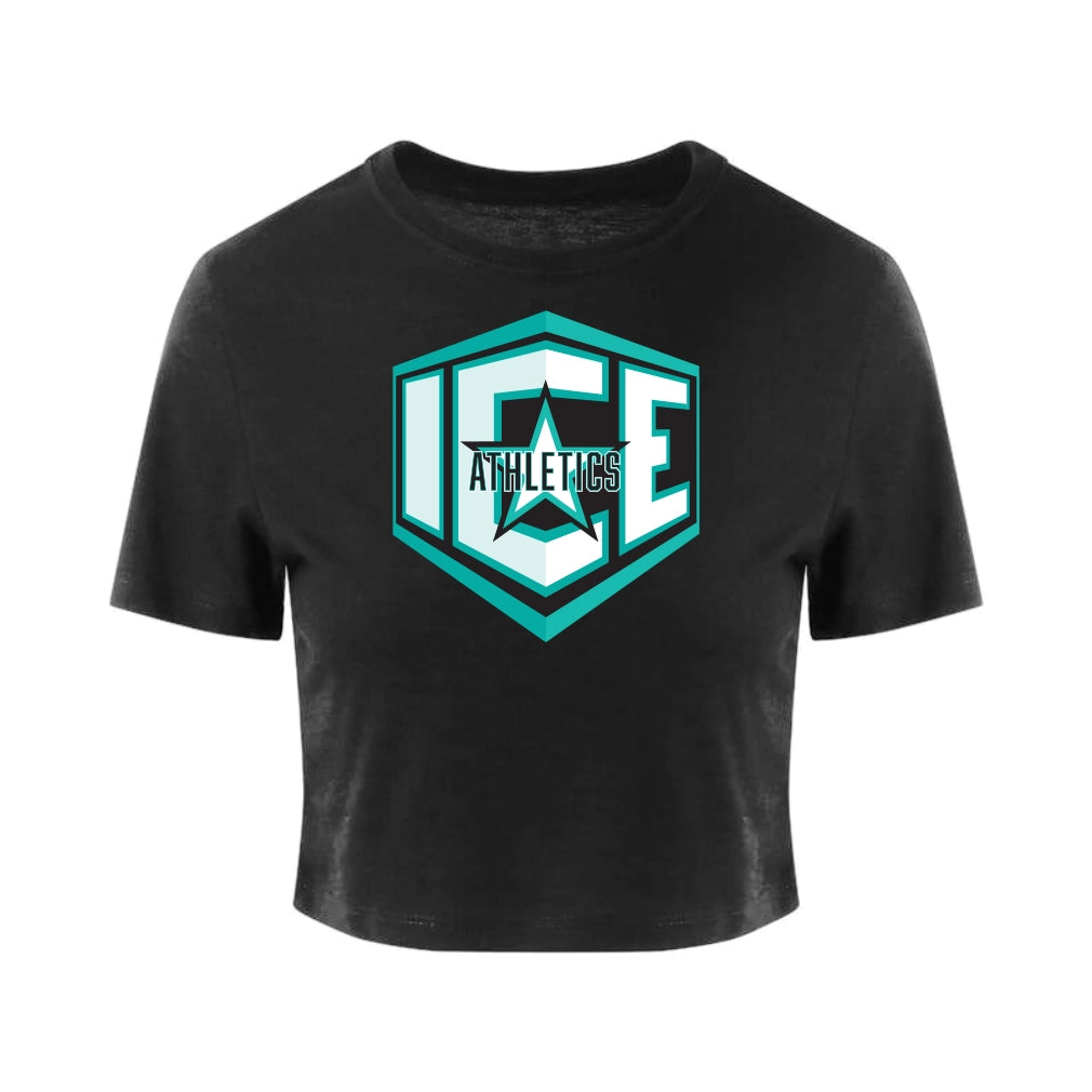 ICE Athletics Cropped Shirt V2 (Black)