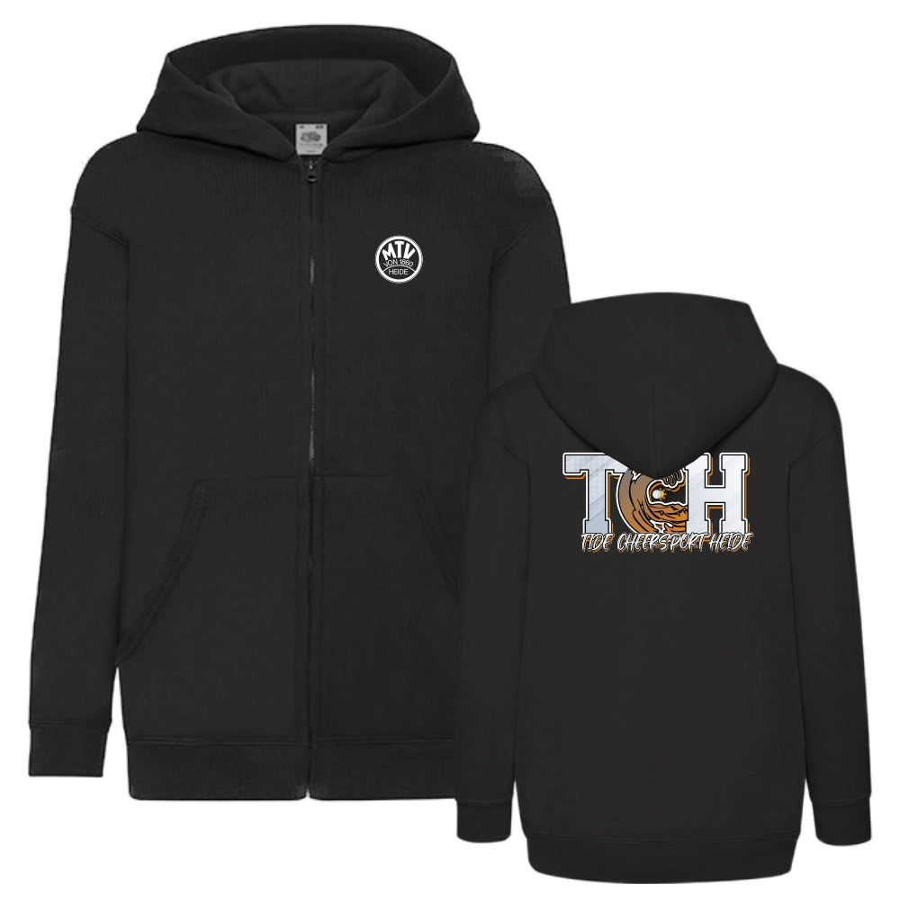 Tide Cheersport Heide Kids’ Hooded Sweatjacke (Black)