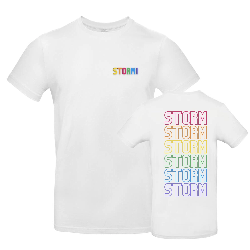 Green Storm Trainings- & Supporter-Shirt Rainbow (White)