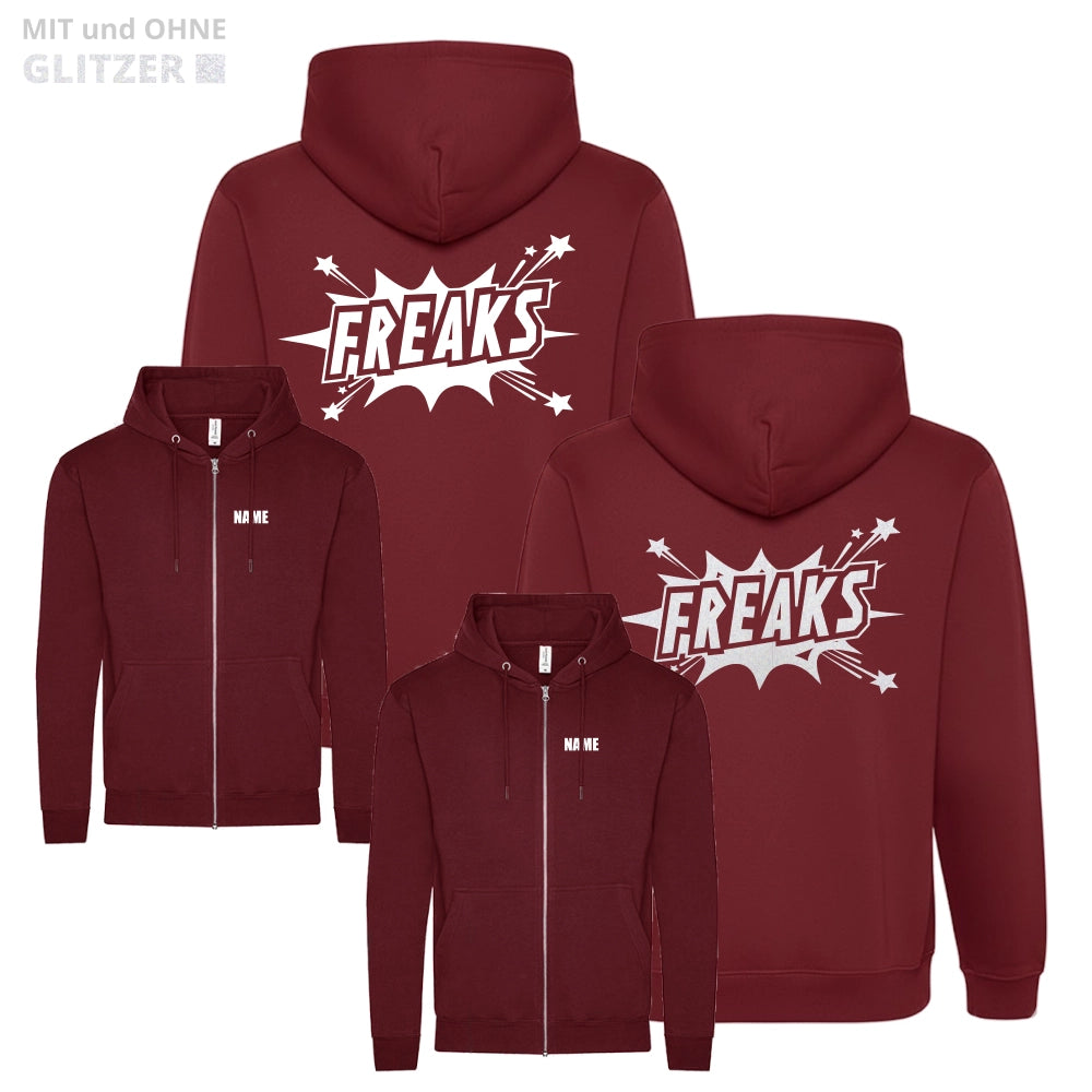 Freaks Cheerleader Zoodie (Burgundy)