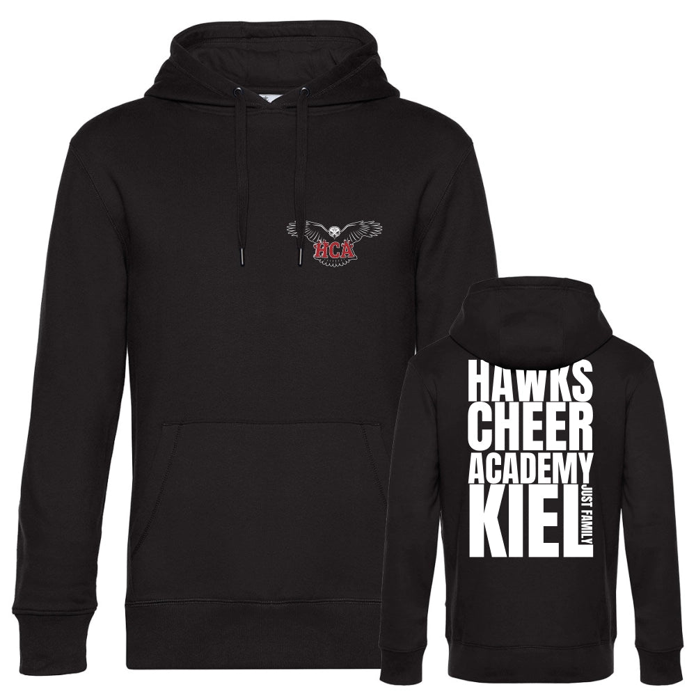 Hawks Cheer Academy Hoodie (Deep Black)