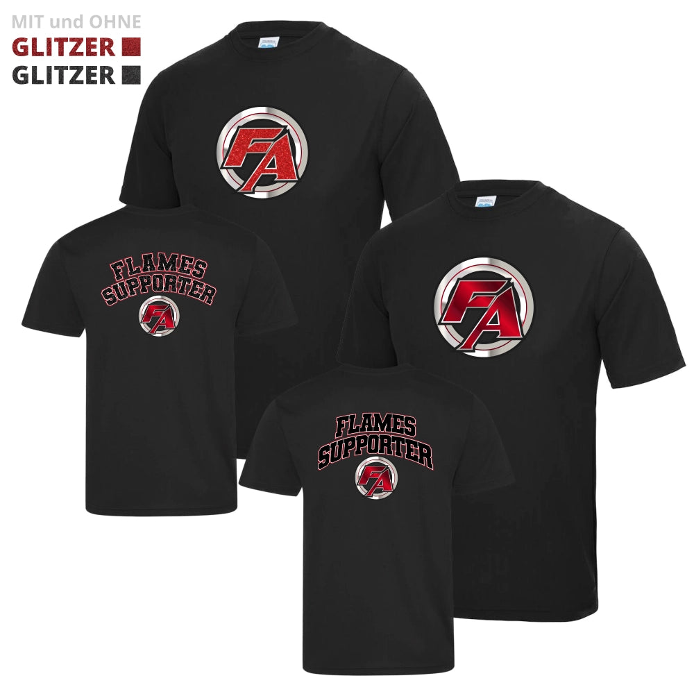 Flames Allstars Supporter Shirt (Black)