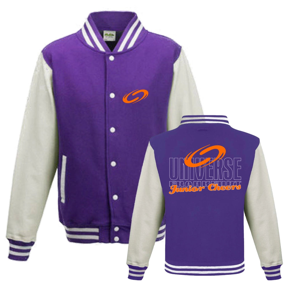 Universe Junior Cheer Collegejacke (Purple/White)