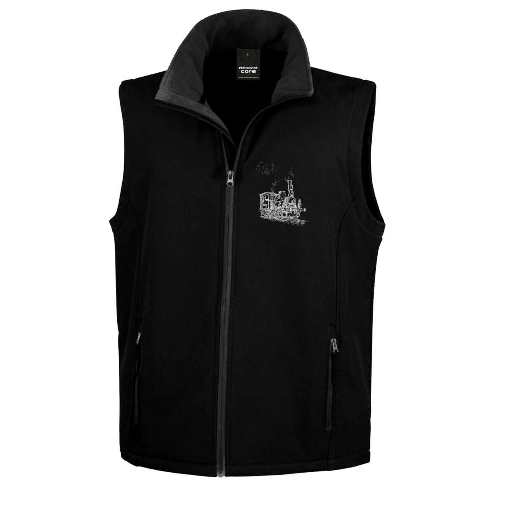 MEC Rhein-Lahn e.V. Softshell Bodywarmer mit Stick (Black)