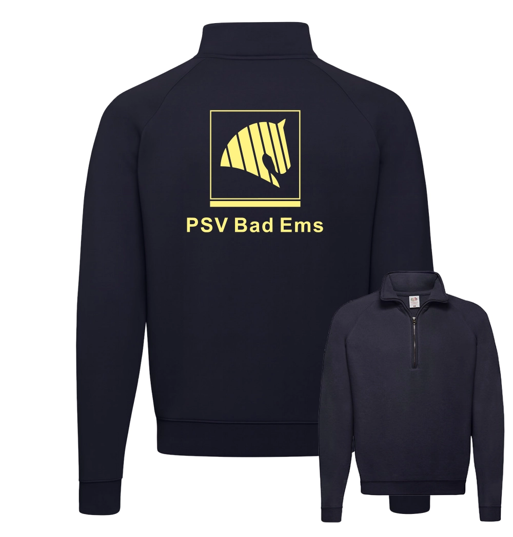 PSV Bad Ems Zip Neck Sweat (Deep Navy)