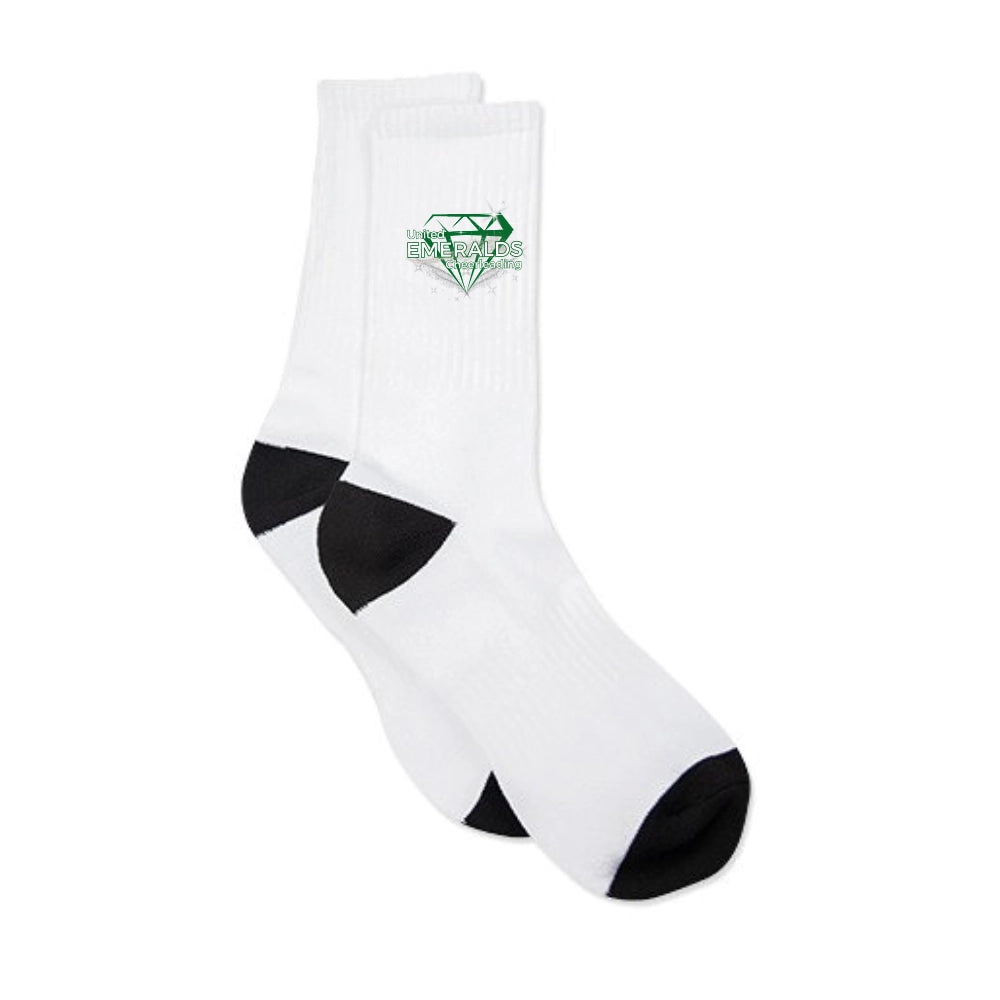 United Emeralds Socken (Weiss/Schwarz)