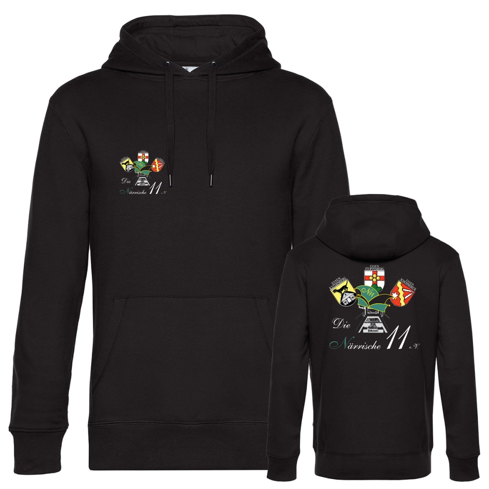 Die Närrische 11 Hoodie (Deep Black)