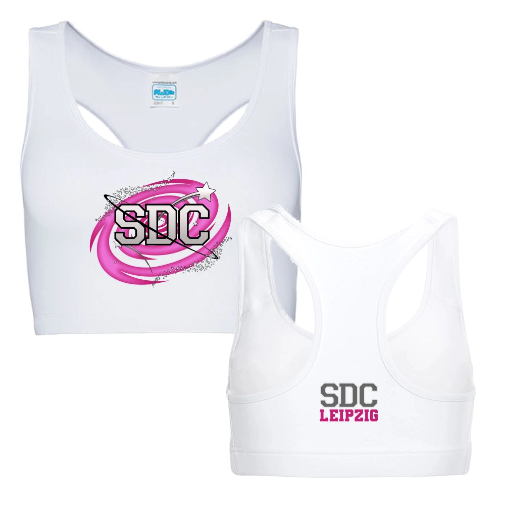 SDC Sport Crop Top (White)