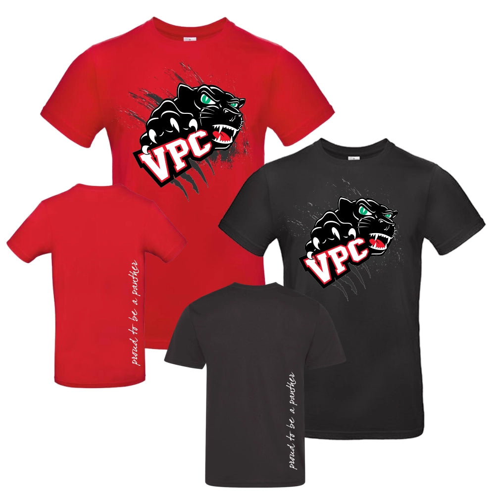 V-Town Panthers Cheerleader Fanshirt (Red/Black)