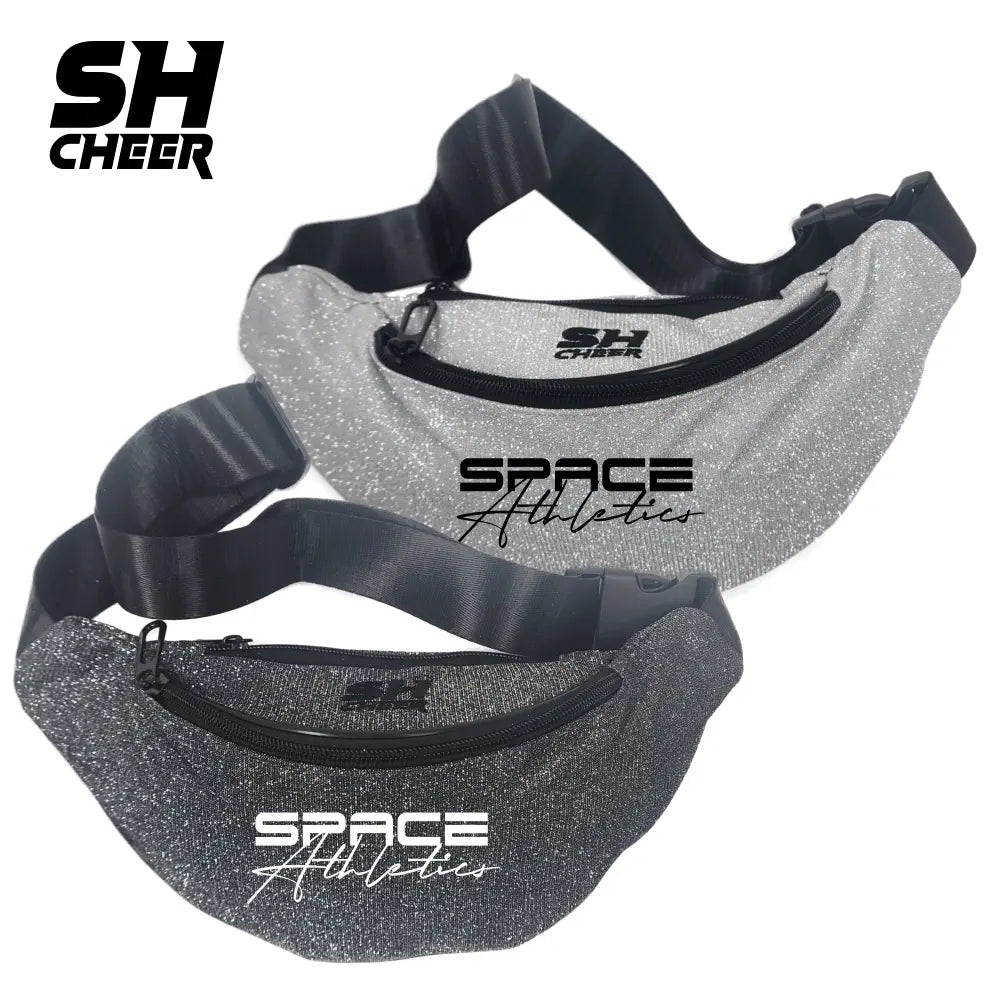 Space Athletics SHCheer Glitzer Belt Bag V2 (Black/White)