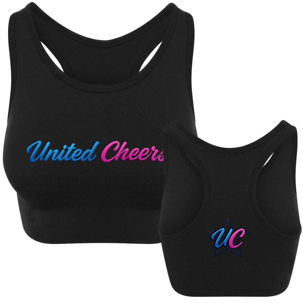 United Cheers Sporttop/Bra (Black)