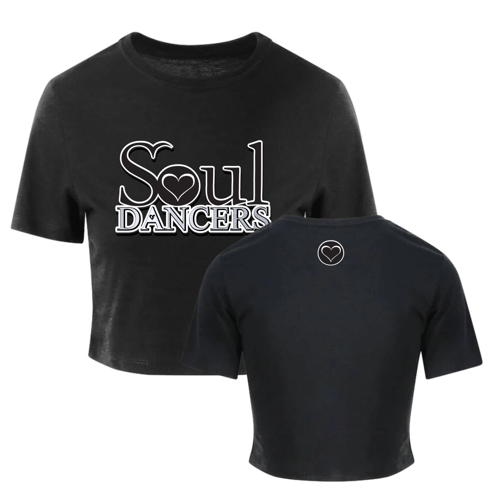 Soul Dancers Cropped Shirt (Black)