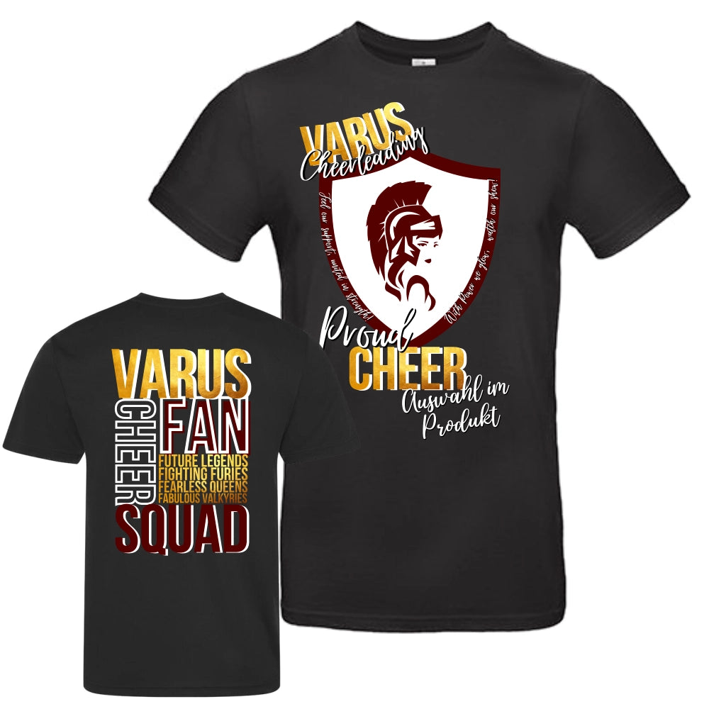 Varus Cheerleading Fanshirt (Black)