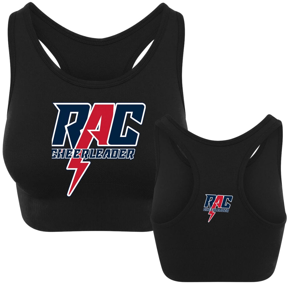 RAC Cheerleader Sporttop/Bra (Black)