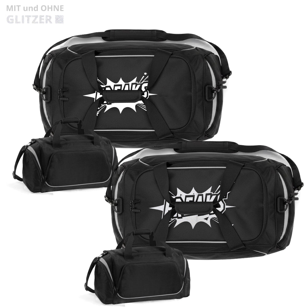 Freaks Cheerleader Sporttasche (Black/Light Grey)