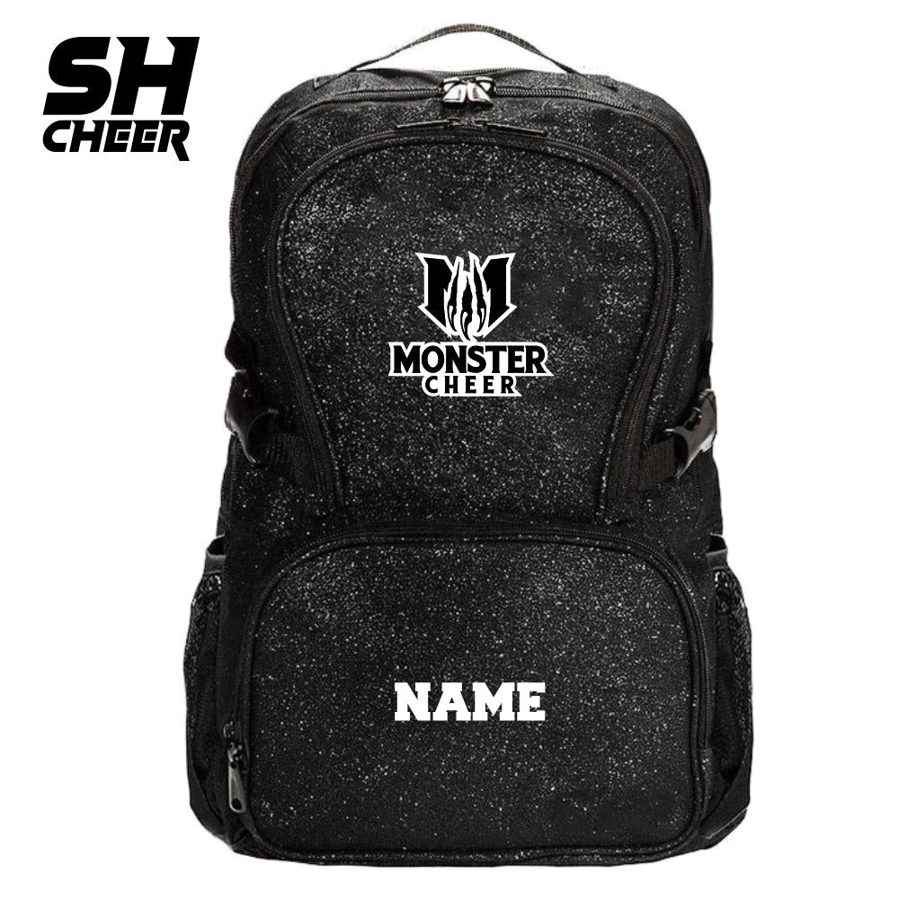 Monster Cheer SHCheer Glitter Backpack (Black)