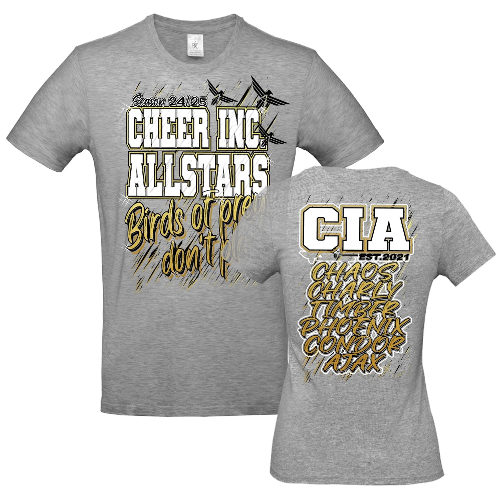 Cheer Inc Allstars Saisonshirt 2024/2025 (Sport Grey)