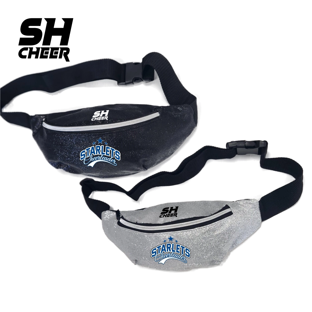 Starlets SHCheer Glitzer Belt Bag (Black/Silber)