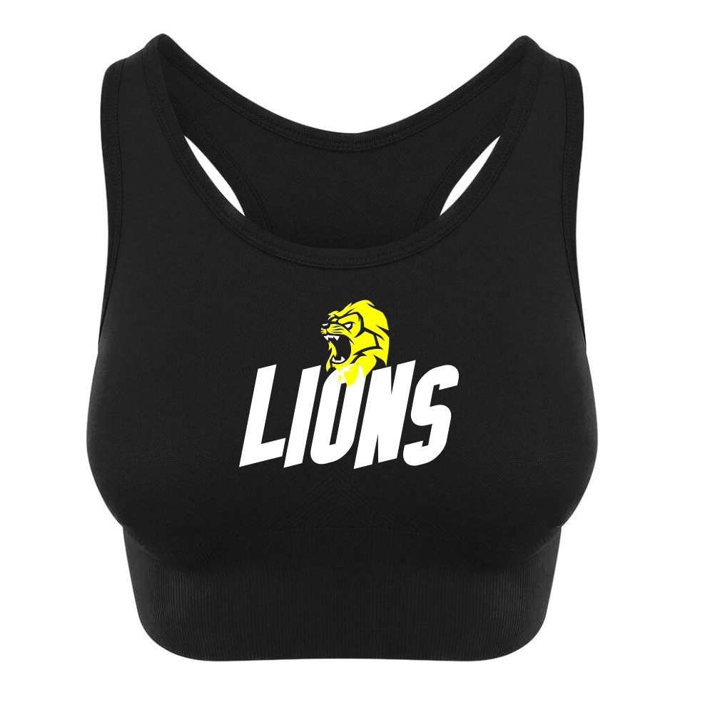 Flyinglions Cheerleader Sporttop/Bra (Jet Black)