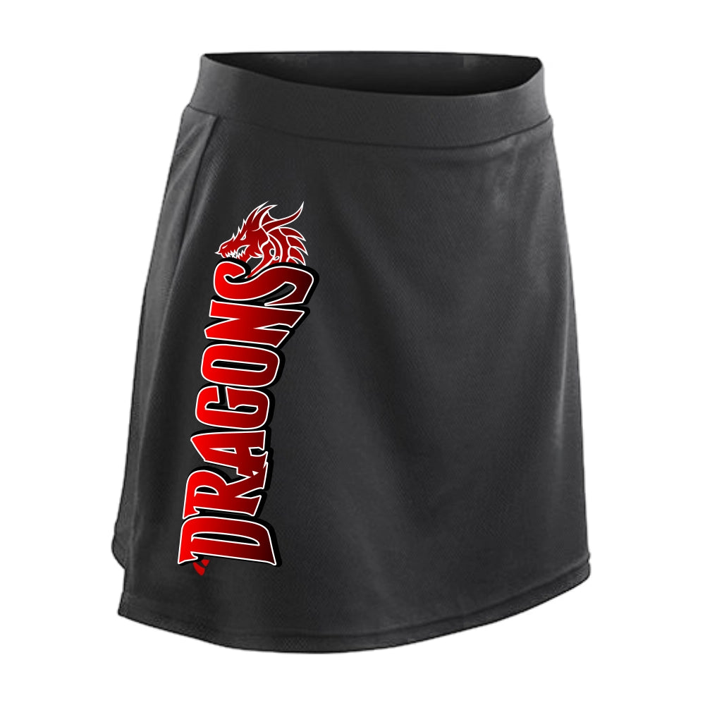 Dragons Cheer Stars Skort (Schwarz)