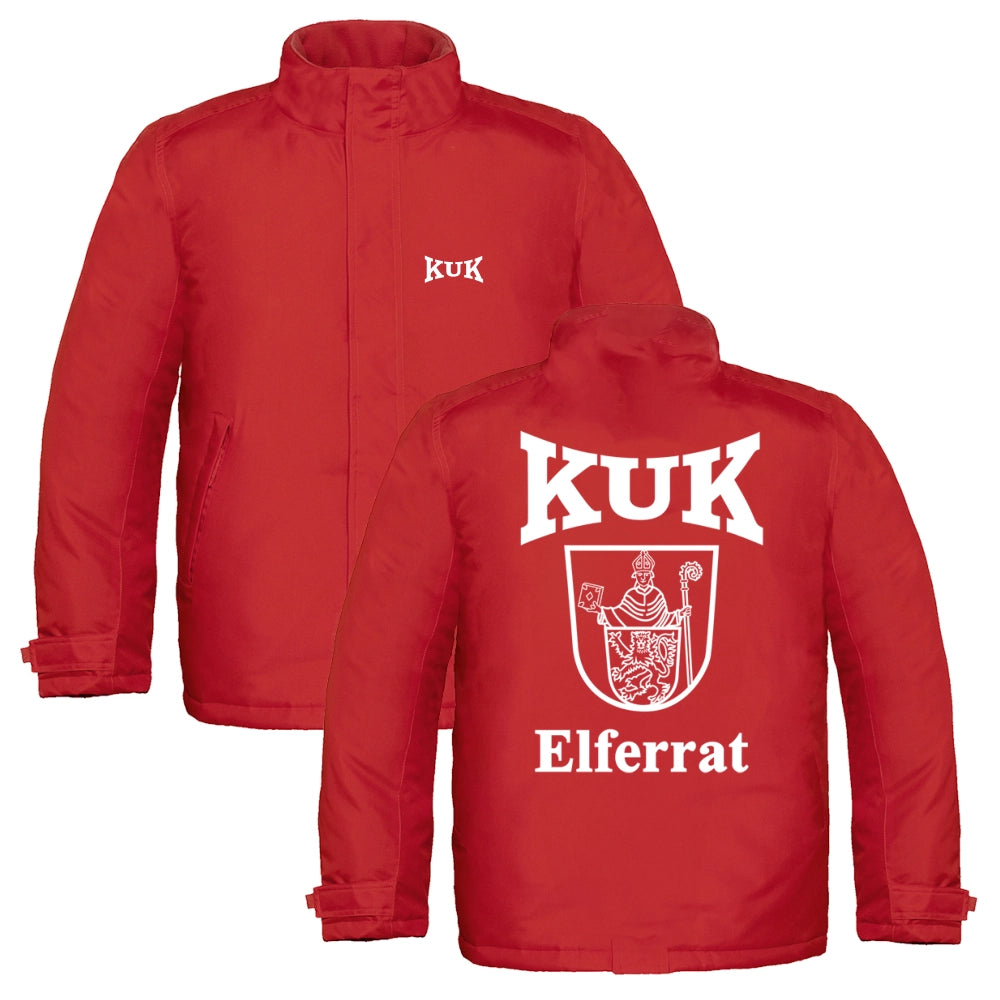 KUK Bendorf "Elferrat" Winterjacke mit Stick (Deep Red)