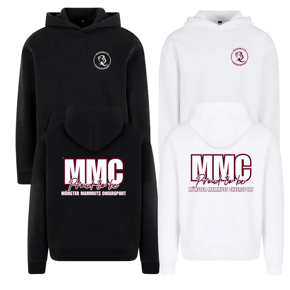 MMC Fluffy Hoodie (Black/White)