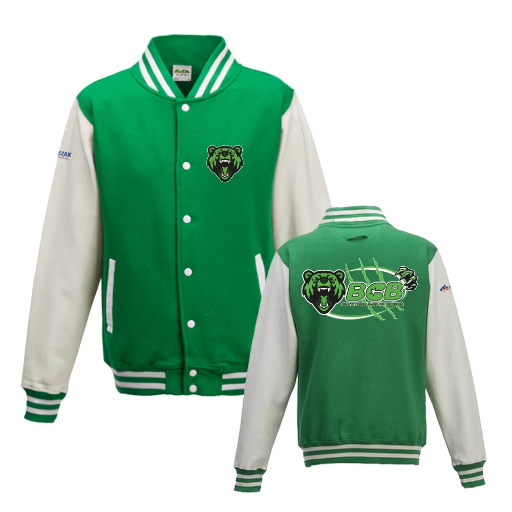 Geschützt: Beasts Cheerleader Collegejacke (Green/White)