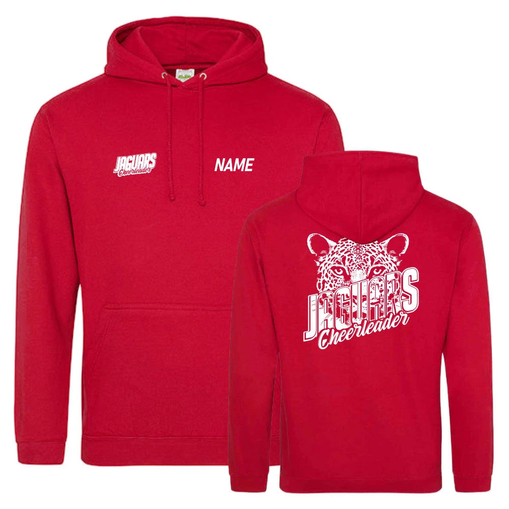 Jaguars Cheerleader Hoodie (Fire Red)