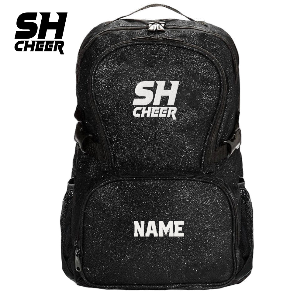 SHCheer Glitter Backpack Rucksack (Black)