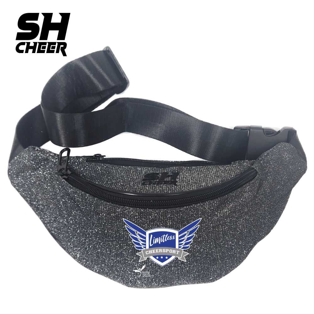 Limitless Cheersport SHCheer Glitzer Belt Bag V2 (Black)