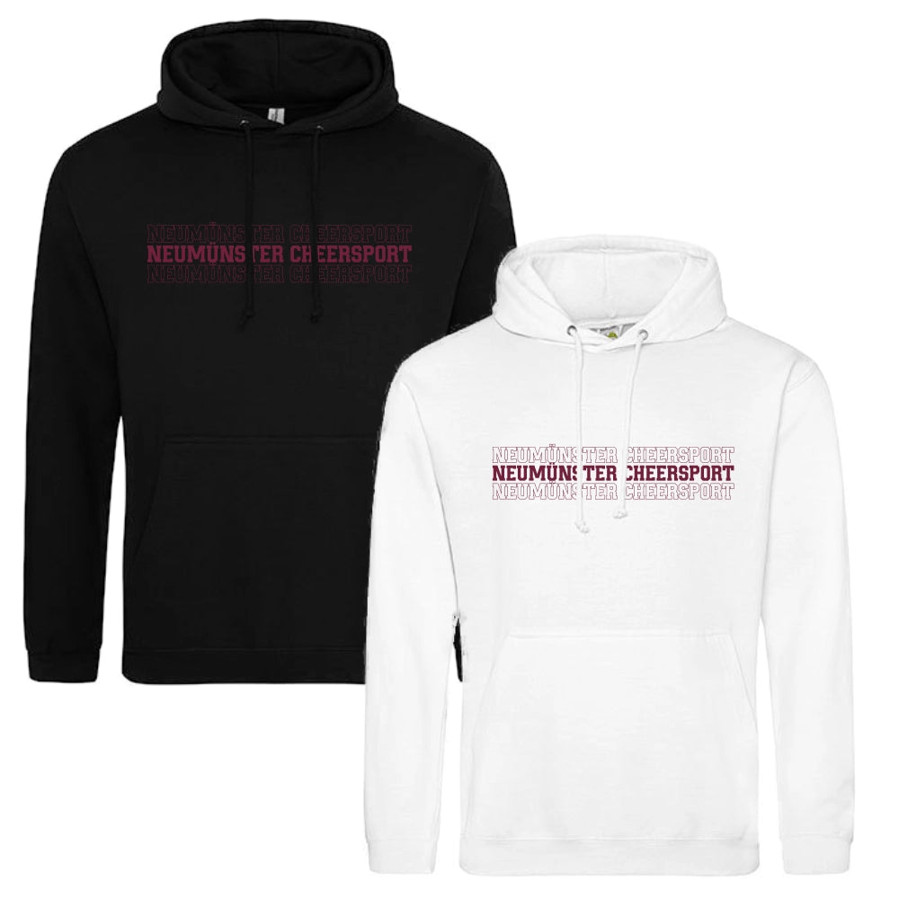 NCS Neumünster Cheersport Hoodie (Deep Black/Arctic White)