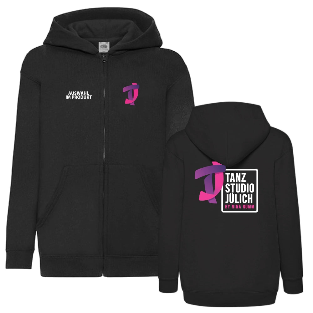 Tanzstudio Jülich Hooded Sweat Jacke (Black)